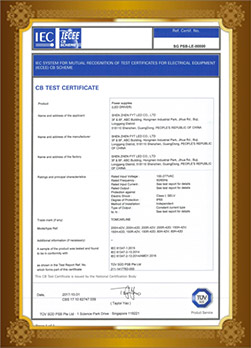 LED DRIVER CB CERT