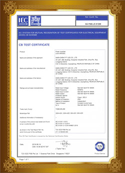 LED DRIVER CB CERT